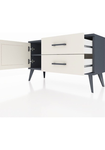 Arges Şifonyer Tek Raflı 2 Çekmeceli Tek Kapaklı 88x30x48 Antrasit-aytaşı Aytaşı Arges Şifonyer Tek Raflı 2 Çekmeceli Tek Kapaklı 88x30x48 Antrasit-aytaşı Aytaşı