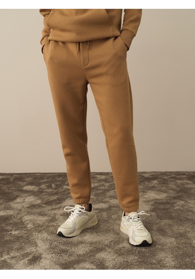 Xint Camel Pamuk Dokulu Regular Fit Sweat Pantolon 380149