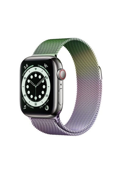 Apple Uyumlu  Watch  38mm 40mm 41mm Kordon Milano Loop Metal Kordon 1/2/3/4/5/6/se/7/8