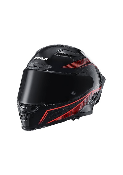 Ff871 Fire Motosiklet Kaskı Spoiler Mod Full Face Kask Çok Renkli