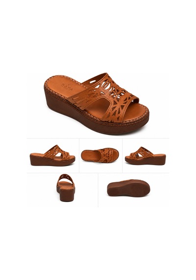 N Napa Shoe Np.1264.taba Deri Terlik