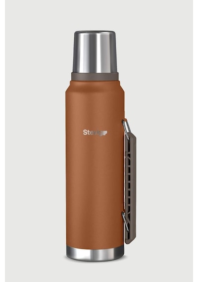 Stevig 1 Camper Klasik Kulplu Sızdırmaz Çelik Termos Autumn Leaf 1.2 Lt St-259 Turuncu