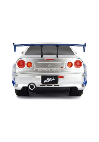 1:16 Fast & Furious Kumandalı Brian's Nissan Skyline Gt-r Turbo Araba Gümüş