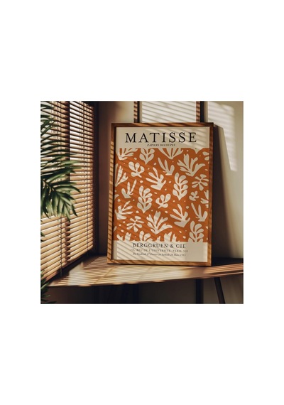 Matisse Çerçevesiz Poster, Modern Dekoratif Çerçevesiz Poster, Tablo, Matisse-19, 40 X 50 Sku: Zeusb0dt9pj22r