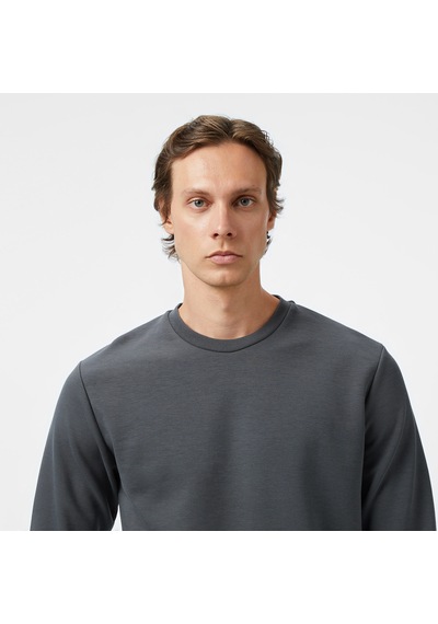 Nautica Erkek Gri Classic Fit Sweatshirtdüzk57090t