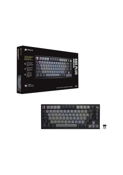 Corsair K65 Plus Wıreless Rgb Mlx Red Switch Türkçe Kablosuz Gaming Klavye Ch-91d401l-tr
