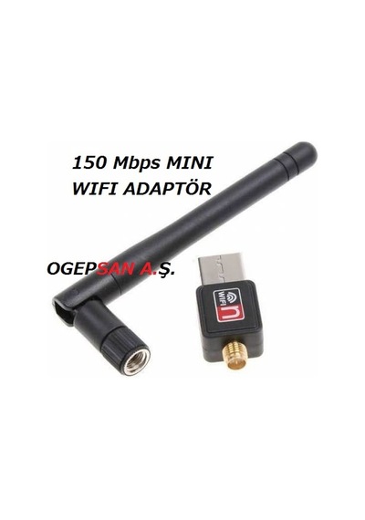 150Mbps Mini USB Wi-Fi Adaptör (Alıcı) Kablosuz