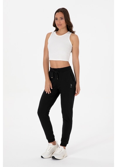 U.S. Polo Assn. Kadın Siyah Jogger Eşofman Altı 50313584-VR046