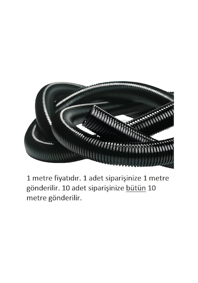 12mm Yarıklı Spiral Hortum Kablo Gizleme İzolasyon Borusu Esnek S