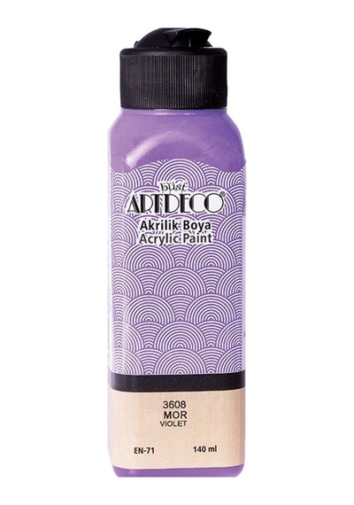 Akrilik Boya 140 Ml Mor 070r-3608 Mor