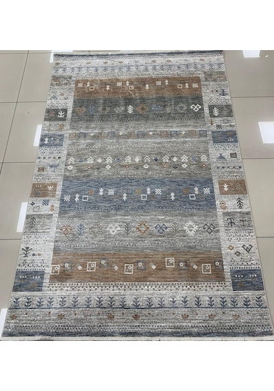 Merinos Halı Valeria 91010 110 Serisi Salon Oturma Yatak Odası Halısı Gri