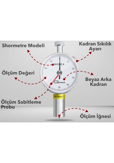 Loyka Lxa2 Çift İbreli Sertlik Ölçer Shoremetre Shore A M02a