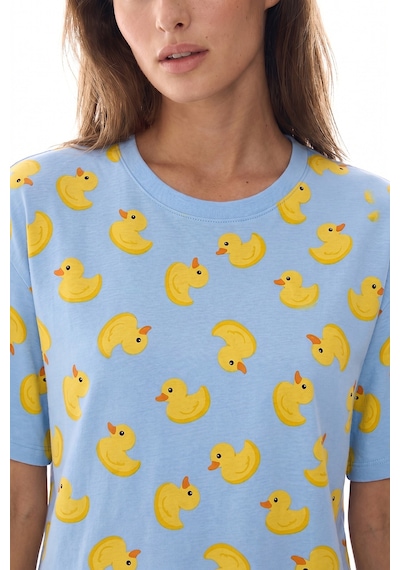 Penti Mavi Cutene Şort Pijama Takımı Açık Mavi