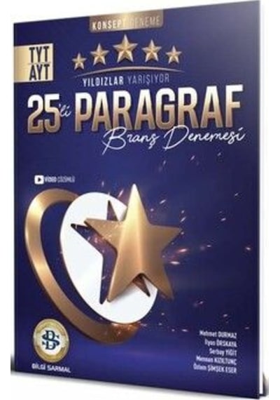 Bilgi Sarmal Tyt Ayt Paragraf Yıldızlar Yarışıyor 25 Li Branş Denemesi