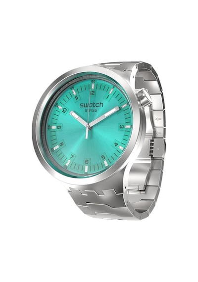 Swatch Sb07s100g Big Bold Irony Aqua Shimmer Erkek Kol Saati