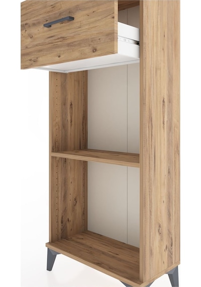 Hyperion Dolap Tek Raflı Tek Çekmeceli 60x44x134 Çam-çam Atlas Çam