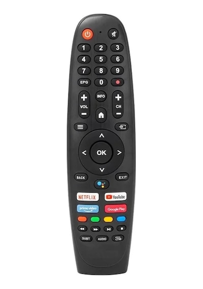 Ov43f900 Uyumlu Android Smart Tv Kumandası Ses Komutsuz, Netflix Tuşlu