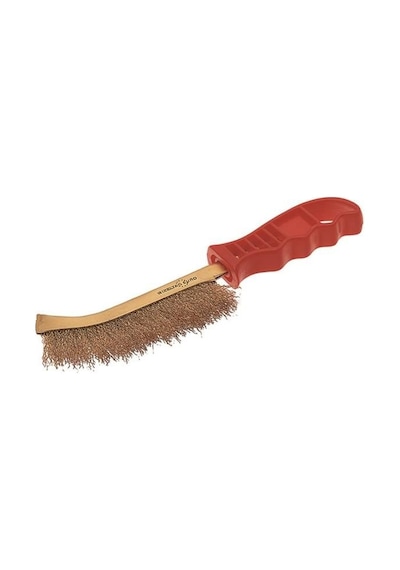 İzeltaş 0741650001 Kıvrık Uçlu Fırça Plastik Saplı