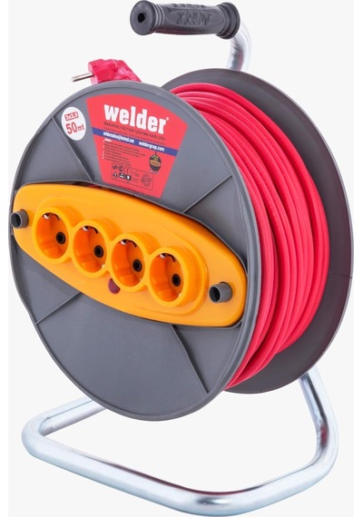 Seyyar Makaralı Uzatma Kablosu 3  x  2.5 MM 50 M