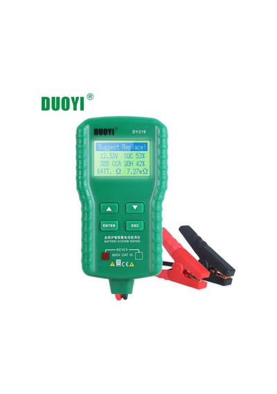 Duoyı Dy219 Dijital 12v Akü Test Cihazı