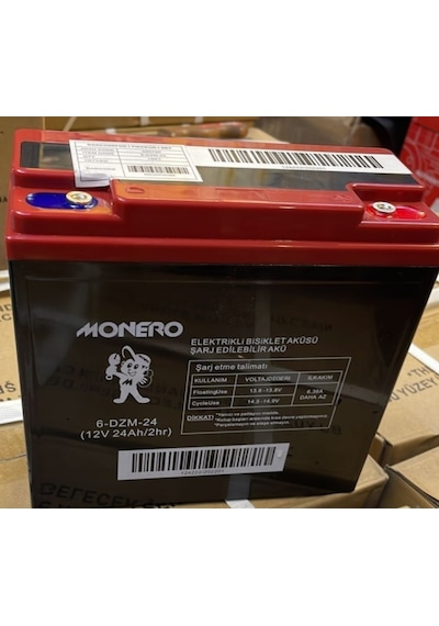 12V-20/24 AMPER [DİK] [180*78*170 mm] E-BIKE AKÜ - MONERO
