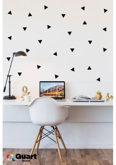 240 Adet Duvar Sticker Çocuk Odası Üçgen Sticker