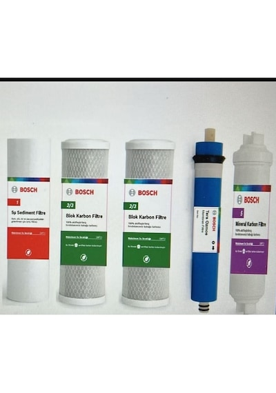 Bosch Uyumlu Profilo Su Arıtma 12 Aylık Bakım Filitre Seti Wu11a2-wu01a-wu01a-su01a2-wu11a- 1
