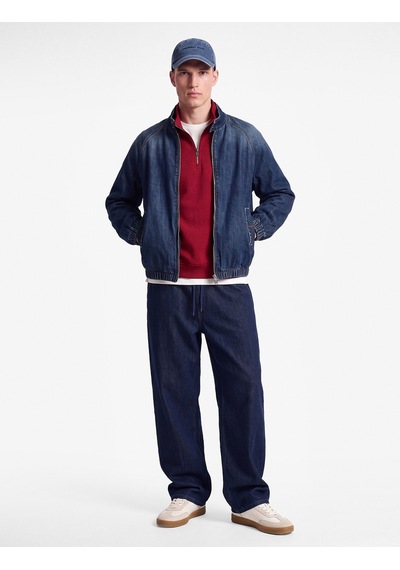 Koton Cepli Pamuklu Beli Bağcıklı Rahat Kalıp Jogger Jean Pantolon Raw 7wam40416nd 63x