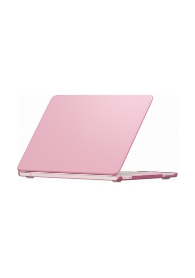 Apple Macbook Neo 13' A3404 Zore Msoft Kristal Kapak Pembe