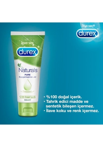 Durex Naturals Pure Kayganlaştırıcı Jel 2 x 100 ML