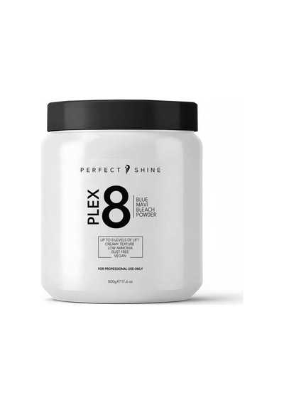 Perfect Shine Plex 8 Soğuk Sarılar Tonlar İçin Turunculaşma Karşıtı Güçlendirici Profesyonel Mavi Toz Açıcı 500gr