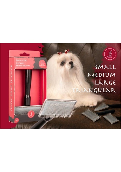 Yento Show Coat Extra Uzun Saplı Dar Alanlar İçin Köpek Tarağı