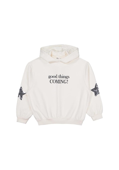 Civil Girls Coming Baskılı 10-13 Yaş Sweatshirt Ekru
