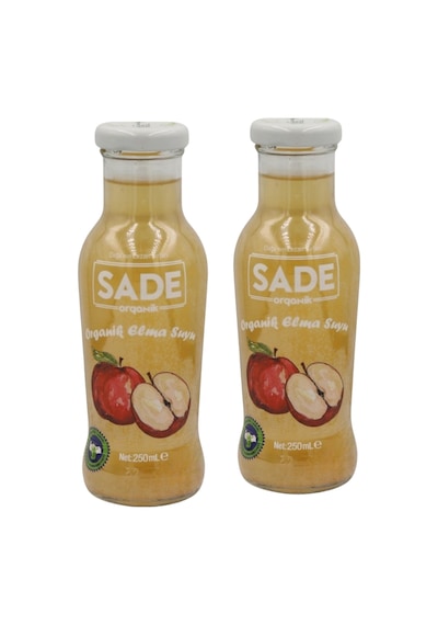 Sade Organik Elma Suyu 2x250 Ml 2'li Paket