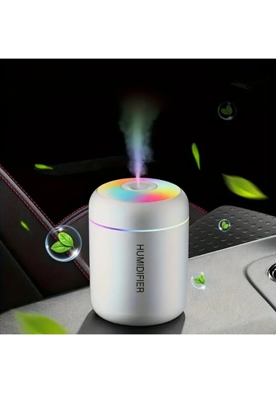 Wiforte Beyaz Hava Nemlendirme Humidifier Ortam, Oda Ve Araç İçin Buhar Makinesi, Işıklı Nemlendirici Sprey Y