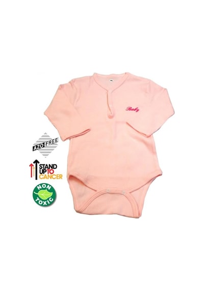 Sema Baby Uzun Kol Kaşkorse Badi (Body) Pembe 18-24 Ay Pembe