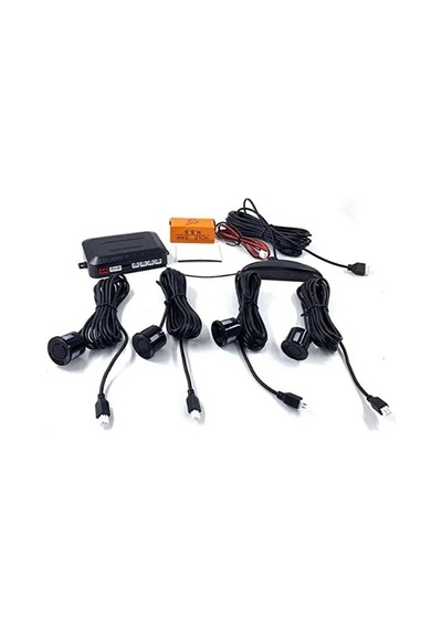 Oto Araç Geri Park Sensörü 12v Bi Bi Led Ses İkazlı 4 Gözlü 22mm Siyah Ps.bz.001.01 1 Adet