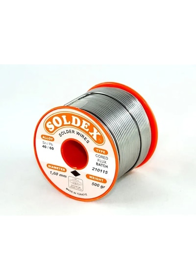 40-60 Lehim Teli 500 Gr 1.2 Mm - Sn:40 / Pb:60 14e21