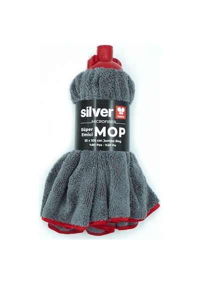 Silver Home Vidalı Mikrofiber Havlu Mop 105x55 Cm Jumbo Boy Çok Renkli