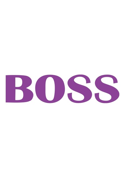Boss Araba Sticker 17x17 Cm Mor