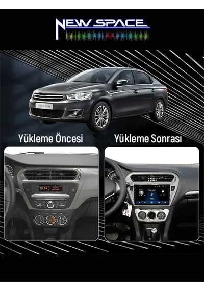 Peugeot 301 Android 6gb Ram 128gb Rom 8 Çekirdek Carplay Multimedya