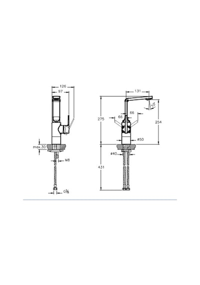 VitrA Suit L A4246826 Lavabo Bataryası