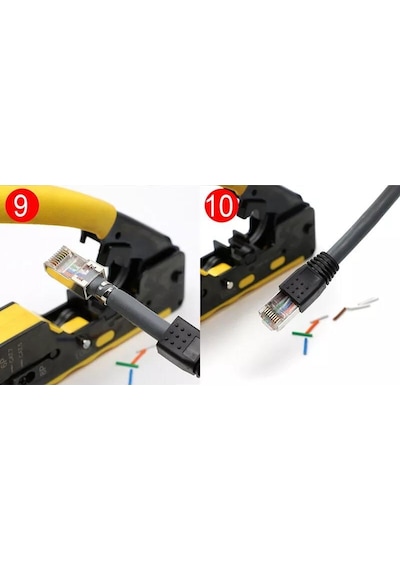 Rose Rc-812 Cat5/cat6/cat7 Ez-rj45-rj11 Konnektör Sıkma Pensesi 1 Adet