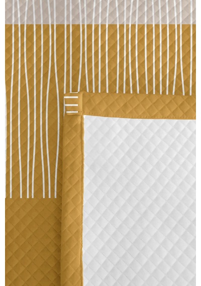Sarı Çizgili Modern Genç Odası Tek Kişilik Pike Takımı - Geometrik 160x220 Cm Kapitone Yatak Örtüsü Keten Nehir Parıltısı Sarı Çizgili Modern Genç Odası Tek Kişilik Pike Takımı - Geometrik 160x220 Cm Kapitone Yatak Örtüsü Keten Nehir Parıltısı