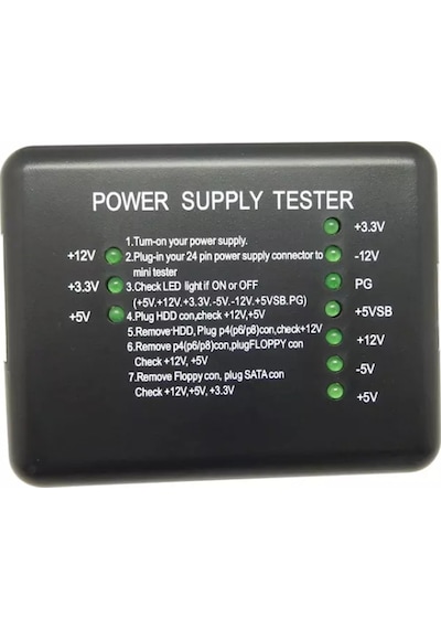 5Sbilgisayar Power Supply Test Etme Cihazı Psu Tester 5Sbilgisayar Power Supply Test Etme Cihazı Psu Tester