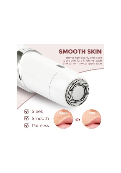 Ahr01 Yüz Temizleme Epilasyon Aleti Mini Tüy Kaş Bıyık Yüz Kulak Kılı Alma Cihazı