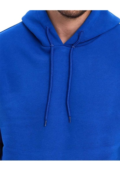 Adams Kapüşonlu Oversize Kanguru Cep Şardonlu 3 İplik Erkek Sweatshirt 001