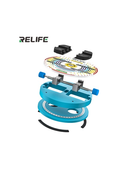 Relıfe Rl-601q Pro Cam Yüzeyli 360 Derece Dönebilen Anakart Entegre Bord Tutucu Tamir Standı Mengene