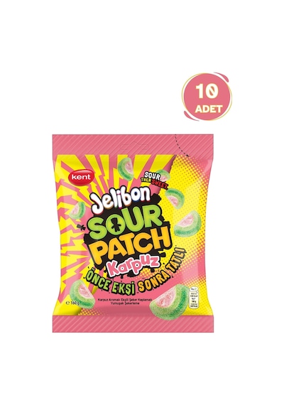 Kent Jelibon Sour Patch Karpuz 10 x 160 G
