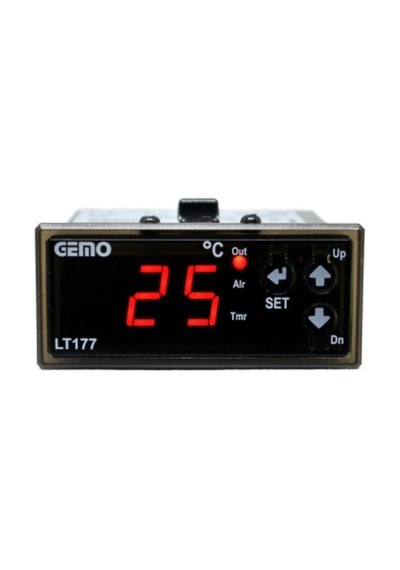 Gemo Lt177n-230vac-r Isıtma/soğutma Fonksiyonlu On/off Sıcaklık Kontrol Cihazı + Gm-ntc-105c Prob